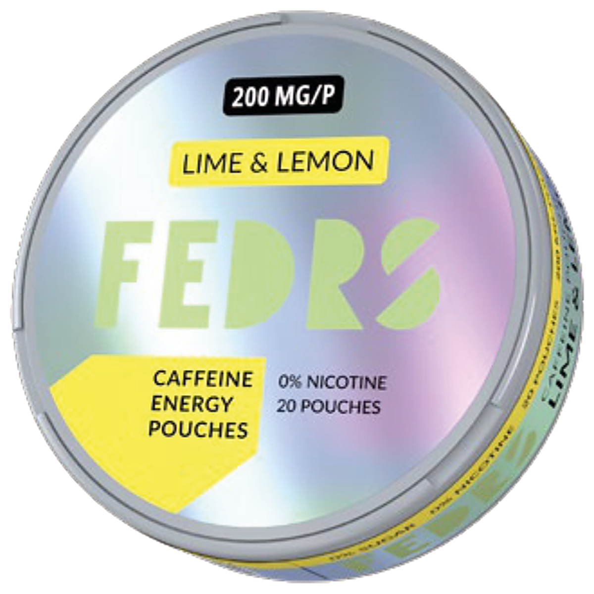 FEDRS Energy Lime & Lemon-Caffeine Pouch-snusfree.com