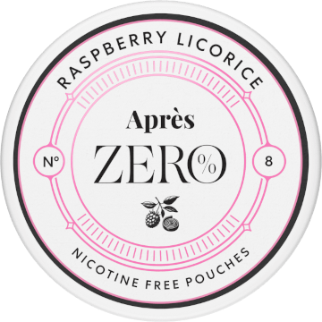 Aprés no.8 Raspberry Licorice Zero - Bundle – Pouches