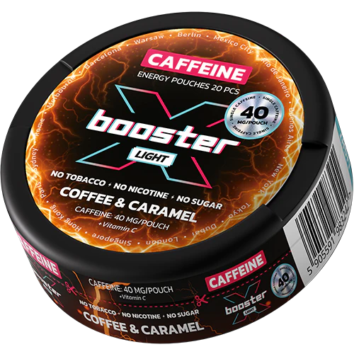 X-Booster Coffee & Caramel 40 mg – Pouches