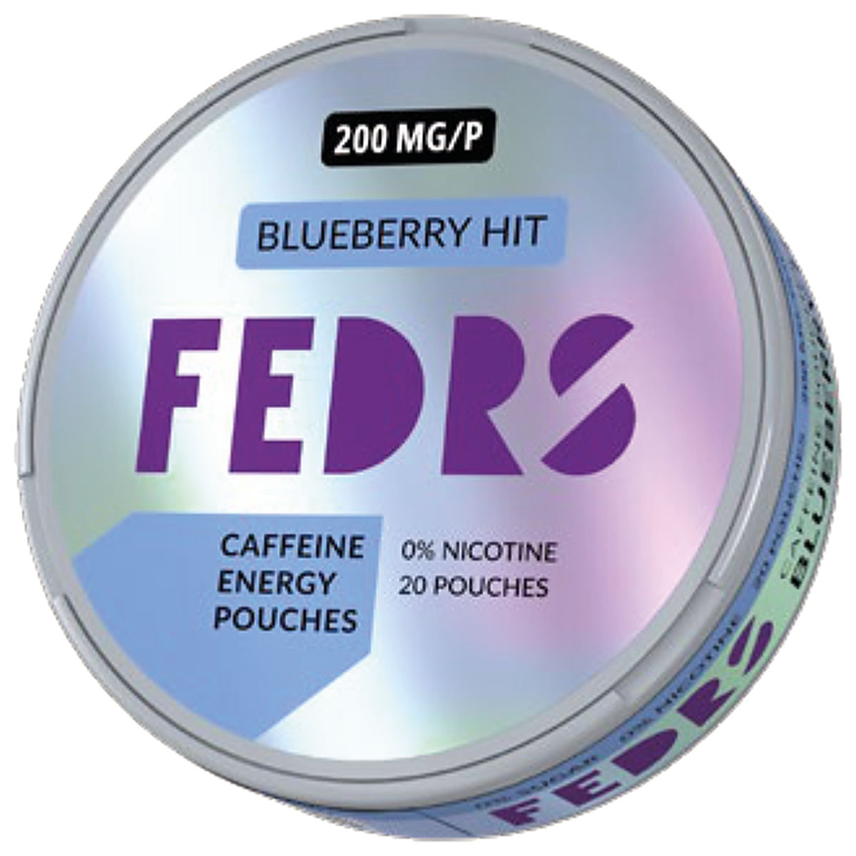 FEDRS Energy Blueberry Hit-Caffeine Pouch-snusfree.com