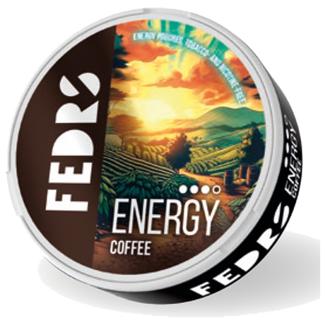 FEDRS Energy Coffee + Vitamins-Caffeine Pouch-snusfree.com