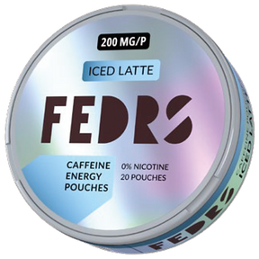 FEDRS Energy Iced Latte-Caffeine Pouch-snusfree.com