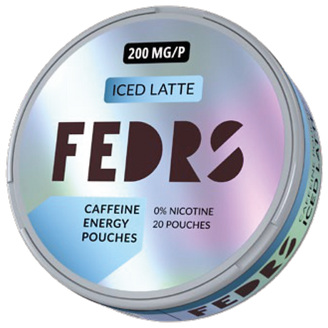 FEDRS Energy Iced Latte-Caffeine Pouch-snusfree.com