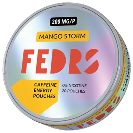 FEDRS Energy Mango Storm-Caffeine Pouch-snusfree.com
