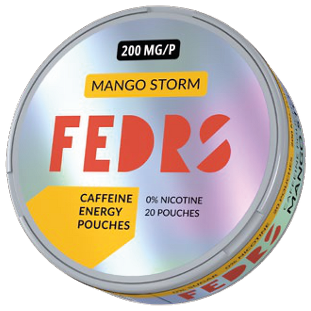 FEDRS Energy Mango Storm-Caffeine Pouch-snusfree.com
