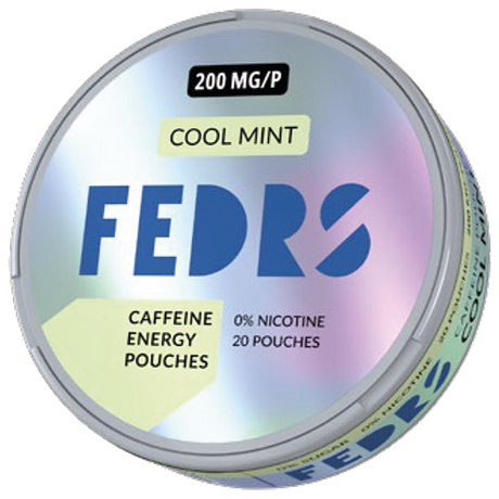 FEDRS Energy Cool Mint-Caffeine Pouch-snusfree.com